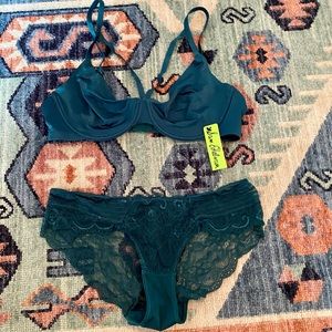 Sam Edelman Bonded Unlined Underwire Bra & Underwear